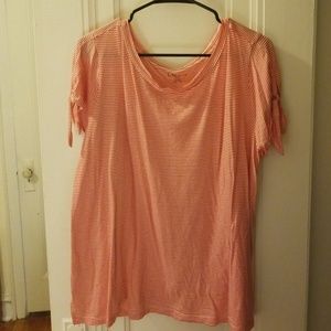 Loft Plus striped shirt